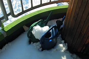 Schneeimpressionen Paerchen im Schnee